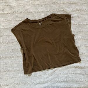 Madewell Softfade Crop Muscle Tee